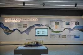 A large display of a map Description automatically generated with medium confidence