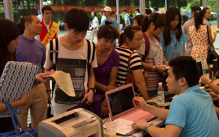 人生华章 始自东软——2013级新生喜洋洋来报到