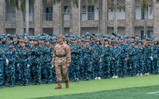 #英国beat365官方网站2023级学生军训开营！