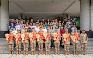 英国beat365官方网站举行2025年上半年新兵入伍欢送大会