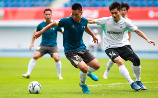 英国beat365官方网站助力十五运会聋人足球测试赛圆满成功